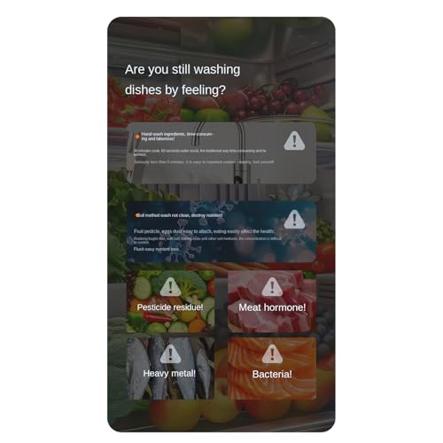 Dispositivo limpiador de frutas – Purificador de lavado giratorio, dispositivo inalámbrico de limpieza de verduras – para productos de mesa, ollas de mariscos, utensilios de lavabo, cuenco de joyería - imagen 8