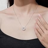 Women's Necklace—Moissanite Necklace, Pearl Cluster Design—Certificate Included, 925 Sterling Silver, Plasma Cut, 45cm Extension Chain, Suitable for: Parties/Dates/Everyday Wear/Weddings/Birthdays