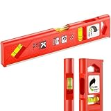 Kapro - 929 Magnetic Toolbox Level + Plumb Site - For Leveling and Measuring - Features V-Groove and Magnet Base - Lightweight & Compact Profile - 10”