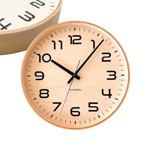 KATOMOKU plywood clock 23 km-145NARC ナチュラル 掛け時計 連続秒針 φ304mm (電波時計)