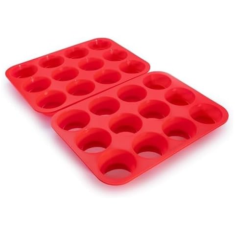 Silicone Muffin Pans (Regular-12-Cup-2PC) Cover