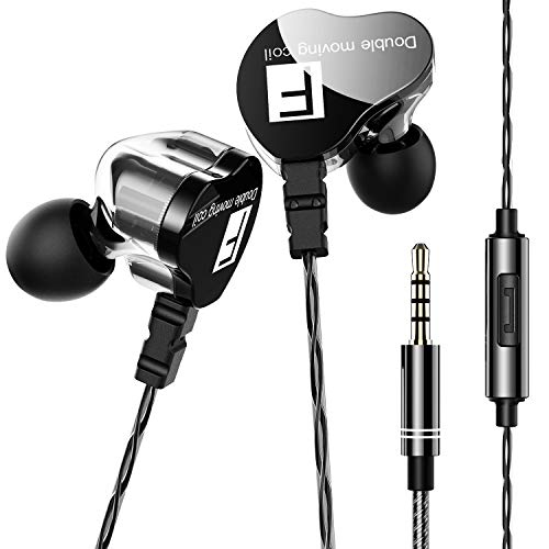 Amazon.co.jp: 【版】 イヤホン 有線 カナル型 重低音 デュアル