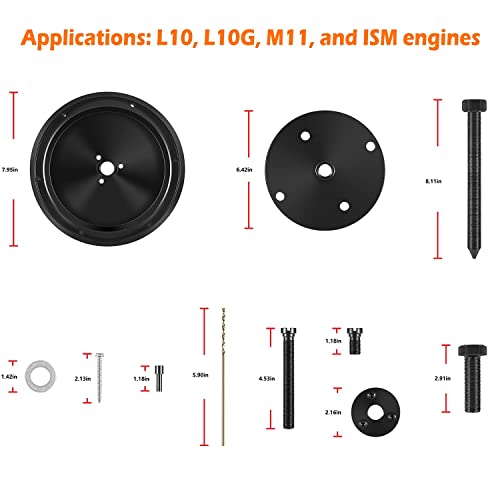 3164302 2892562 Rear Crankshaft Oil Seal Remover & Installer ST-221 Compatible with Cummins ISM L10 L10G M11 by LAIKOU - Used condition - Image 7