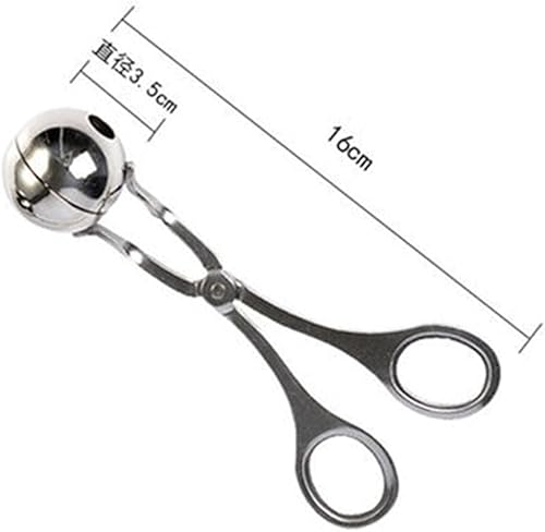 Miniatura 6 de Cocina conveniente fabricante de albóndigas de acero inoxidable relleno albóndigas clip DIY pescado carne arroz bola fabricante de albóndigas molde