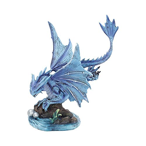 Nemesis Now Figura de dragón acuático Adulto Anne Stokes de 31 cm, Resina, Azul