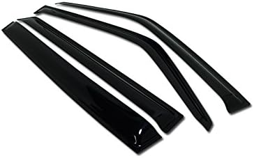 WindGlide (WV-JET99 Fits Volkswagen Jetta Ventvisor Side Window Deflector Dark Smoke 4pcs