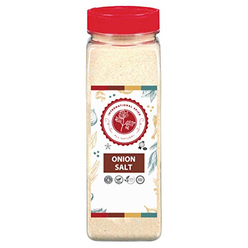 International Spice Onion Salt - Restaurant Quality - 32 Ounce Bottle 2 Pound (Pack of 1)