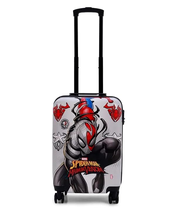 striders Spider-Man Kids Travel Luggage | 20-Inch | Lightweight & Durable Suitcase | Smooth Wheels | Perfect for Holidays, School Trips & Weekend Travel-picture-37