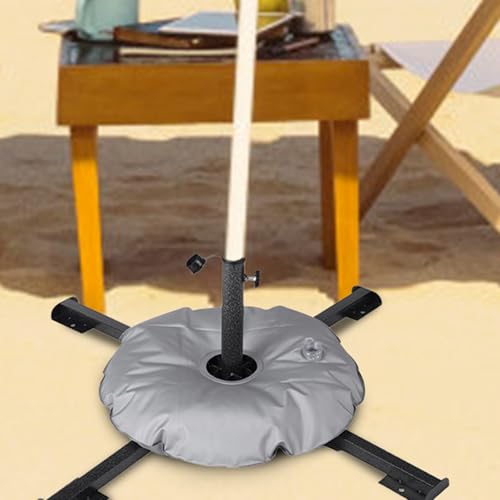 Support de parasol extérieur pliable Generisch - Pied portable stable avec lest 10 kg