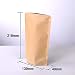 Evergreen Goods Bolsas de papel de estraza reutilizables, forradas con cremallera, con...