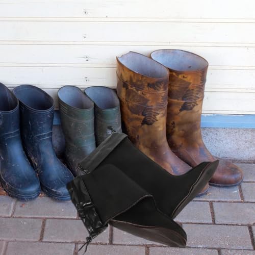 Yardenfun 1pair Insulated Boot Liners for Men Cozy Thermal Inserts for Winter Rain Boots and Nonslip Comfort Accessory for Cold Weather Protection