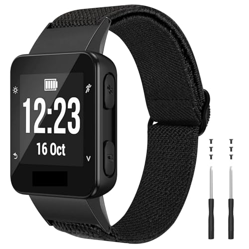 OFWAX Para Garmin Forerunner 35 Band, correa de reloj de repuesto elástica trenzada Solo Loop para Forerunner 35 Watch Band
