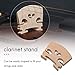 Koussive 5 Pieces Maple 4/4 Full Size Violin Bridge Qin code Violin accessories