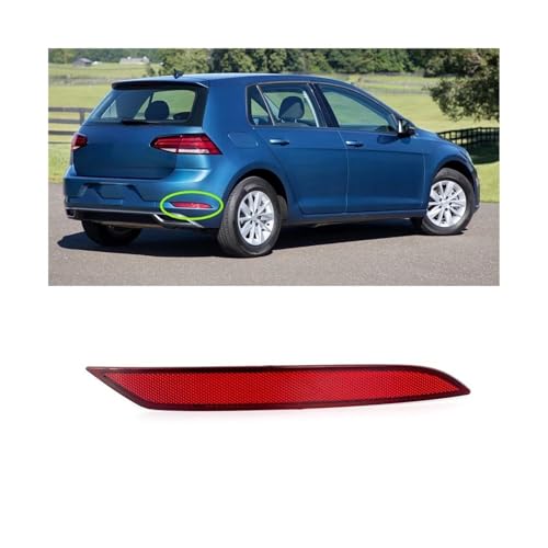 Réflecteur arrière Golf 7.5 remplacez votre feu de pare-chocs cassé gauche