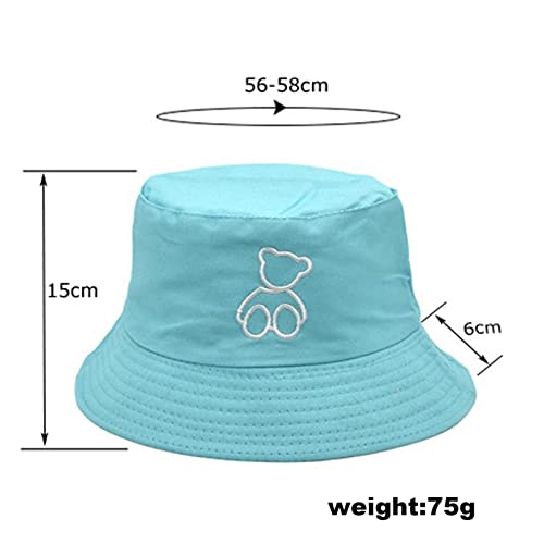 Bucket Hats For Men With String Women Summer Fashion Beach Print Adjustable Washable Beach Bucket Hat Adult Khaki #TOP2