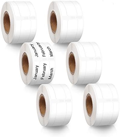 Labelife Compatible Dymo File Folder Labels Replace for Dymo Label 30327 (30576) 9/16"x 3-7/16" LW 1-Up Labels for Dymo Labelwriter 450, 450 Turbo, 450 Twin Turbo, 450 Duo, 4XL, 400 Printer, 6 Rolls