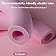 DBAILY Fitnessbänder, 2er Set Resistance Bands, Fitnessbänder Brust Expander und 8 Wort Brust Expander, Widerstandsbänder für Fitness, Stretching, Yoga (Rosa-Blau und Orange-weiß)