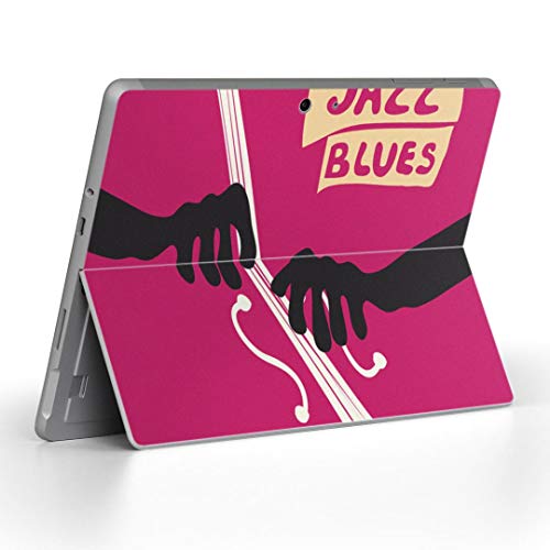igsticker Surface Go/Surface Go 2 専用スキンシール サーフェス go シール スキン 保護 フィルム ステッカー アクセサリー 015795 ジャズ JAZZ 音楽