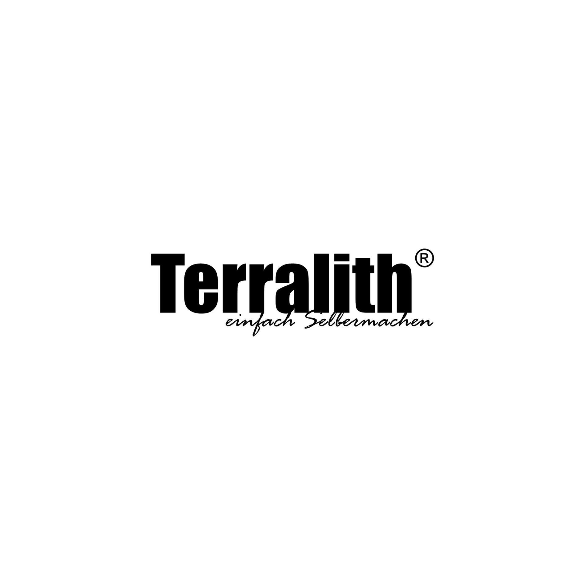 Terralith Buntsteinputz 14kg in hellgrau, Sockelputz für Innen und Außen mit Reinacrylat Bindemittel aus Naturstein, 1-2mm Körnung (BSP39)