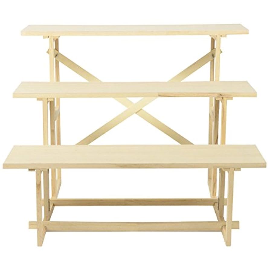 Amazon｜仏縁堂ブランド：お盆用品【盆棚（精霊棚）：白木製三段
