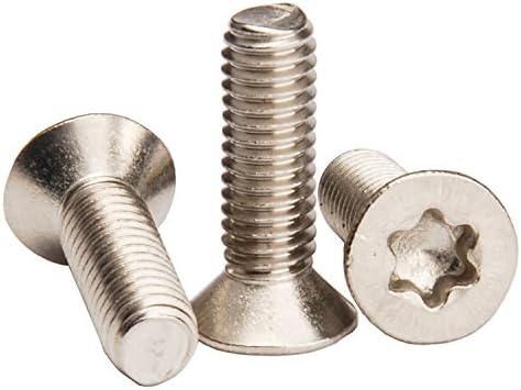 M3 Torx Screws Countersunk Head,Torx Flat Head Screws,Pack of 100-piece (M3 x 16 mm)