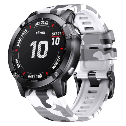 Bracelet silicone de rechange 26mm compatible Garmin Forerunner 955 et 945 - 2