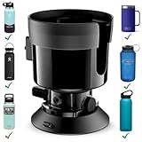 Integral Vacuum Expander - Expanded Cup Holder with Vacuum Pad Mount - 4.5' Suction Cup Holder
