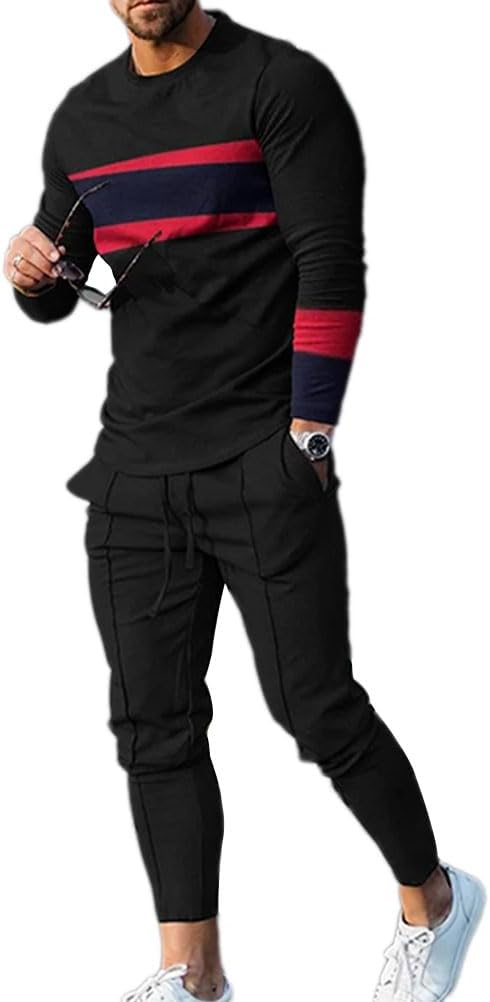 Survetement Sportswear Survêtement 2 Pièces Homme Oanviso - Veste Et Pantalon Sport Confortables - Pour Automne Et Hiver Ensemble Sport Décontracté