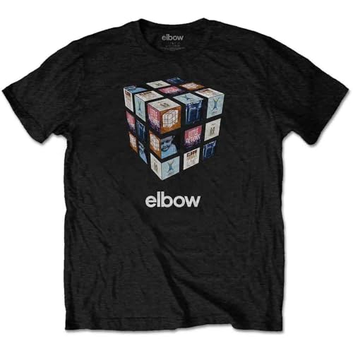 T-shirt Elbow Best of Album Cover anti-déformation en pur coton doux