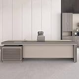 94 inch Luxury L-Shaped Executive Desk