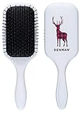 Denman Power Paddle for Fast and Comfortable Detangling and Blow Drying, D38 (Stag) - Combination of...
