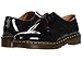 Dr. Martens womens 1461 Oxford, Black Patent Lamper, low-heel, 10 US