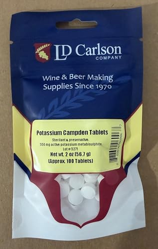 Campden Tablets (potassium metabisulfite) 550 mg - 100 Tablets Personal Healthcare / Health Care