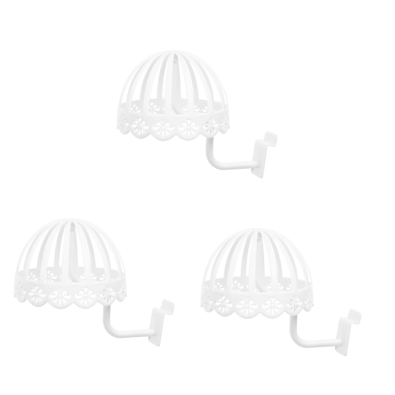 KOMBIUDA 3 Piezas De Soporte De Almacenamiento Para Sombreros De Bebé Expositor De Sombreros Organizador De Modelado Percha De Plástico Para Armario.