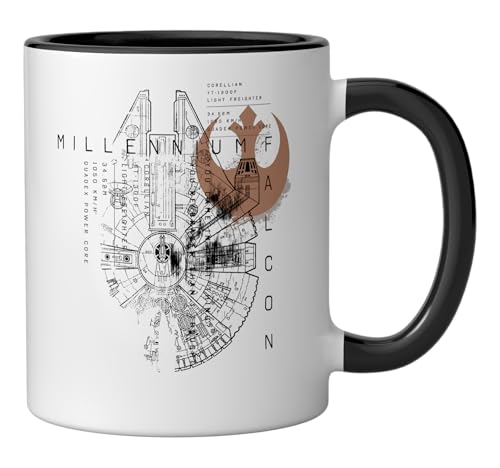 Taza cerámica Star Wars Millennium Falcon 11 oz miniatura 2