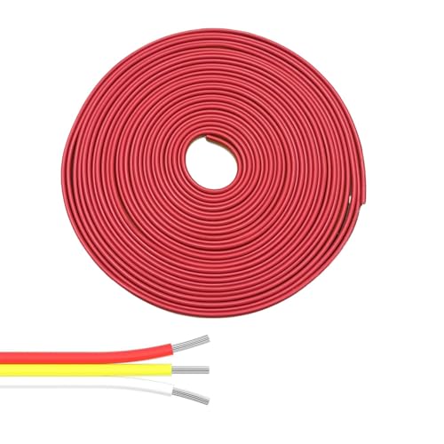 Rallonge câble 3 broches 10m 22 AWG pour ruban LED COB SMD 12V 24V