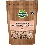 Dried Sliced Shiitake Mushrooms 100g by Hatton Hill | Rich Umami Flavour, Perfect for Soups, Stir-Fries & Sauces