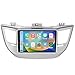 Produktbild YIANKWY Android 13 Autoradio Radio 9 Zoll Navigationssystem Für Hyundai Tucson 2014-2018 DAB+Digitalradio Car Stereo Video Receiver GPS-Navigation Bluetooth Hotspot WiFi 4G Analog TV SWC