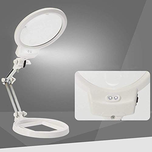 Loupe de bureau avec 2 LED Wisdom double lentille cadeau idéal grand-père - 7