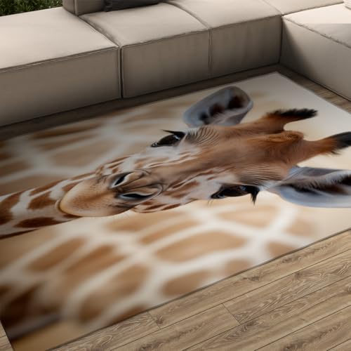 Tapis girafe lavable en machine résistant aux taches pour simplifier la vie - 2