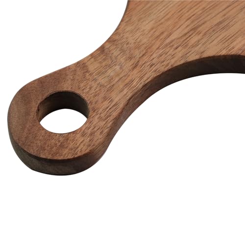 Tabla de cortar rectangular de madera acacia y mármol blanco miniatura 4