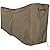 Sunnydaze 8-Foot Firewood Log Rack Cover - Weather-Resistant Outdoor Heavy-Duty Polyester with PVC Backing - Khaki