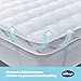 Silentnight Airflow 800 Double Mattress Topper - Extra Thick Deep Fitted Mattress Enhancer with 8cm Thick Cushioning, Mesh Sides to Increase Airflow and Elasticated Straps - Double - 190x135cm , White Silentnight Airflow 800 Double Mattress Topper - Extra Thick Deep Fitted Mattress Enhancer with 8cm Thick Cushioning, Mesh Sides to Increase Airflow and Elasticated Straps - Double - 190x135cm , White