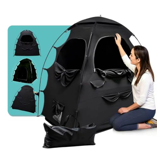 Image of Baby Blackout Tent for Portable Crib Tent Travel for Kids Toddlers | Baby Blackout Tent for Portable Crib Canopy Travel Blackout Tent for Kids Babies and Toddlers