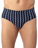 MARINER - Lot x2 Slips Taille Haute fermé mercerisés imprimés et Bleu G141.2 - Couleur - Assortis - Taille - 6/XXL