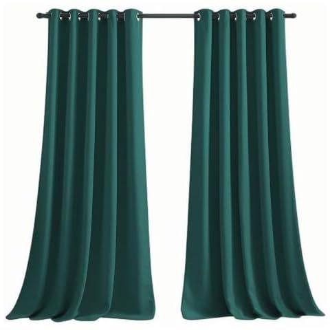 NICETOWN Hunter Green Blackout Curtains Cover