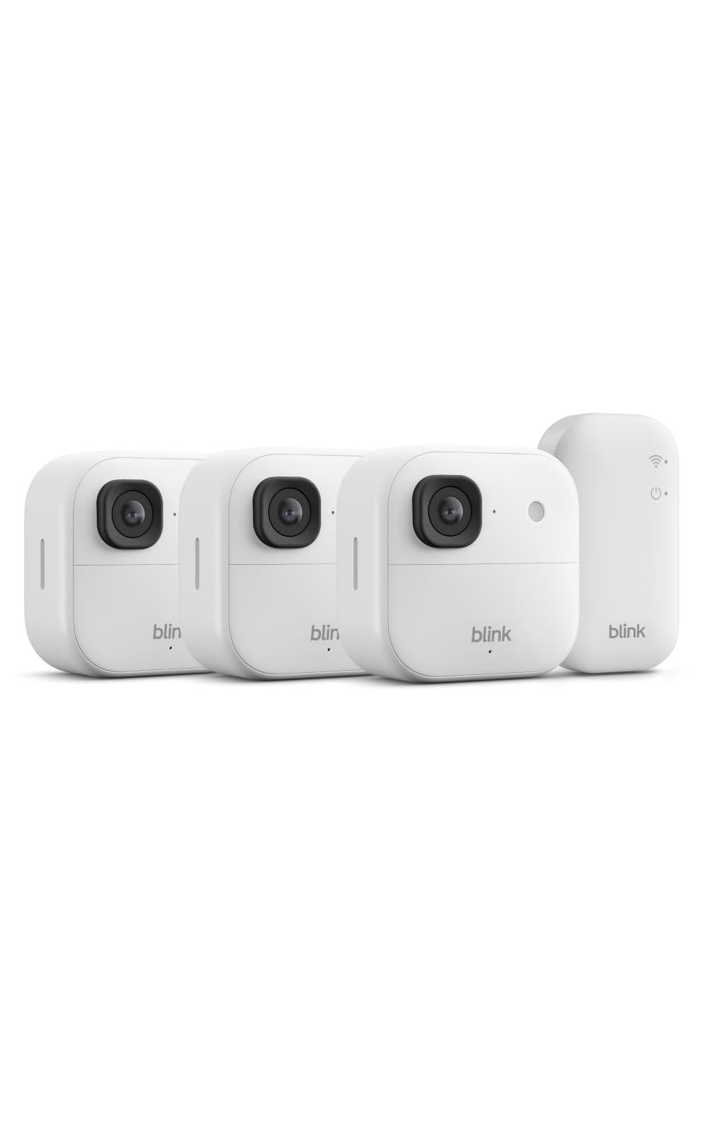 Videocamera esterna 2K+ Blink (ultimo modello) —videocamera di sicurezza smart senza fili, risoluzione video 2K, audio ottimizzato, durata delle pile fino a due