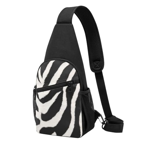 Sac à dos à bandoulière tendance zèbre pour vos sorties et balades en ville