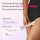 Bikini Trimmer für Frauen Schamhaare 2 in 1 Eletctric Rasierer für Frauen Wiederaufladbarer Eletctric Rasierer - IPX7 Wasserdicht Bikini Trimmer für Achselbein Arm Körper Gesicht (Roségold)