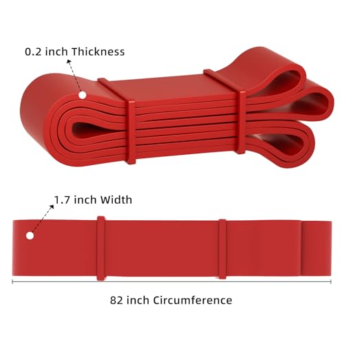 Image of Resistance Bands, Pull Up Bands, Pull Up Assist Band Exercise Bands for Men & Women Working Out, Body Stretching, Physical Therapy, Muscle Training